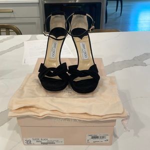 Jimmy Choo Marion suede high heel sandals